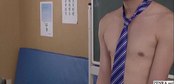  Subtitled uncensored Japanese nudist school pop quiz